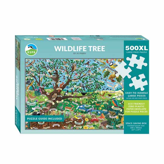 Wildlife tree family jigsaw puzzle 500-piece product photo default L