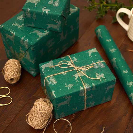 Wildwood recycled wrapping paper, 10 metres product photo side L