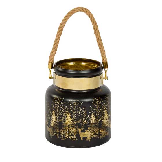 Winter wonderland lantern product photo back L