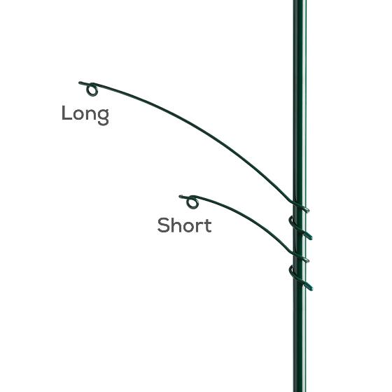 RSPB Bird feeder pole, short hook product photo side L