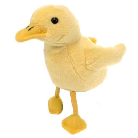 Yellow duckling finger puppet product photo default L