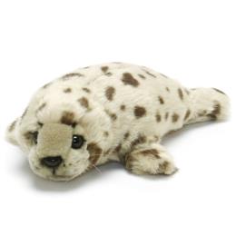 Spotted grey seal plush soft toy 22cm product photo