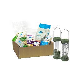Bumper bird food gift box with feeders product photo
