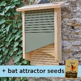 Conservation bat box and bat attractor seeds product photo