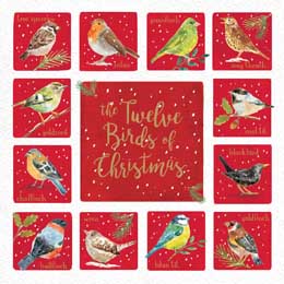 Dazzling dozen Christmas cards, pack of 10 product photo