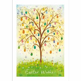 Easter tree card product photo