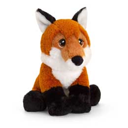 Eco fox plush soft toy, 18cm product photo