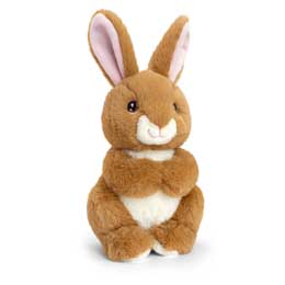 Eco bunny rabbit plush soft toy, 19cm product photo