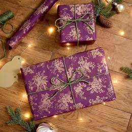 Fruits of the forest recycled wrapping paper, 10 metres product photo