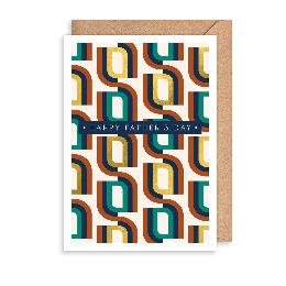 Geometric Father's Day card product photo