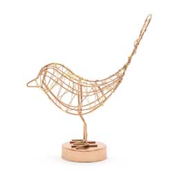 Gold Robin ornament light product photo