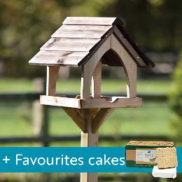 Gothic bird table with 10 Favourites cakes product photo