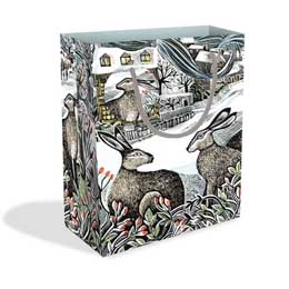 Hare gift bag, medium product photo