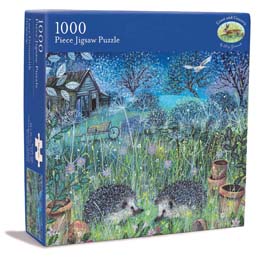Hedgehogs jigsaw puzzle, 1000-piece product photo