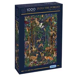 Into the forest jigsaw puzzle, 1000-piece product photo