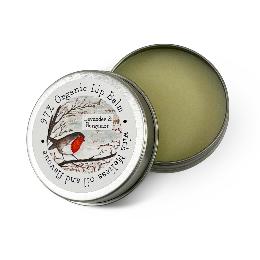 Lavender & bergamot organic lip balm by Heaven Scent product photo