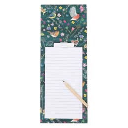 RSPB Garden birds magnetic memo pad, Beyond the hedgerow collection product photo