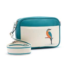 RSPB Cross-body Kingfisher bag, Making a splash collection product photo