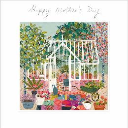 Greenhouse Mother's Day card product photo