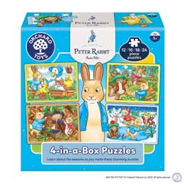 Peter Rabbit™ 4-in-1 jigsaw puzzles product photo