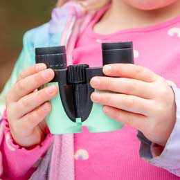 Puffin Jr children's binoculars, light green product photo