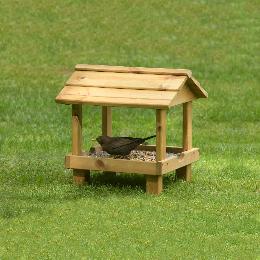 RSPB Ground bird feeding table with roof product photo