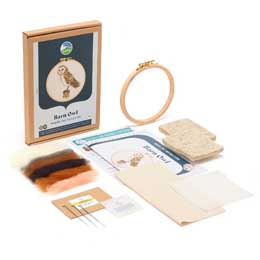 RSPB Barn Owl needle felt kit product photo