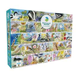 RSPB Birdsong and bluebells jigsaw puzzle, 1000-piece product photo