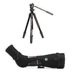 RSPB Buzzard 80mm ED telescope with Benro Wild 1 aluminium birding tripod product photo