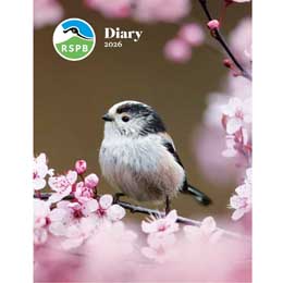 RSPB Deluxe photographic A6 diary 2026 product photo