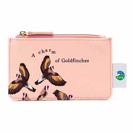 RSPB Goldfinch bird coin purse, Flock collection product photo