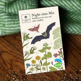 RSPB Night-time wildflower mix seed pack product photo