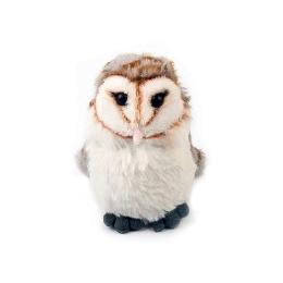 Eco barn owl plush soft toy 15cm product photo