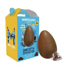 Montezuma's Smooth Operator milk chocolate Easter egg with chocolate fudge product photo