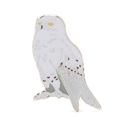 RSPB Snowy owl pin badge product photo