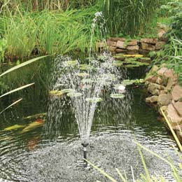 Solar pond fountain product photo