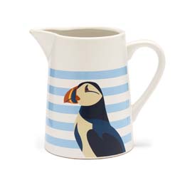 RSPB Puffin striped jug product photo