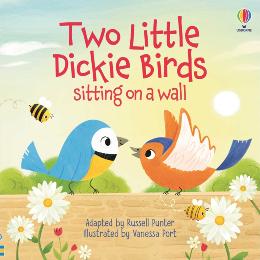 Two little dickie birds sitting on a wall by Russell Punter & Vanessa Port product photo