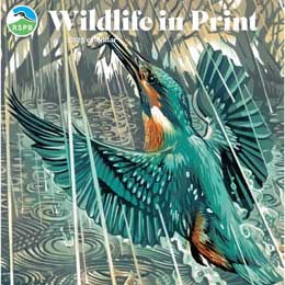 RSPB Wildlife in print linocut calendar 2025 product photo