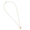 Wren necklace 18ct gold vermeil by Blackbird Jewellery product photo back T