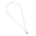 Robin necklace 18ct gold vermeil by Blackbird Jewellery product photo back T