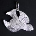 Malcolm Appleby Sparrow silver pendant product photo front T