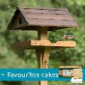 Adjus-table bird table with 10 Favourites cakes product photo default T
