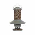 Automatic bird feeder with timer product photo side T