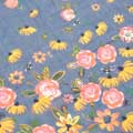 Meadow bees RSPB organic cotton scarf product photo back T