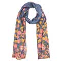 Meadow bees RSPB organic cotton scarf product photo front T