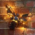 Solar bumblebee garden wall art product photo default T