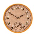 Bee wall clock and thermometer product photo default T