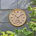 Bee wall clock and thermometer product photo side T