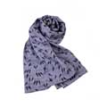 Birds on a wire RSPB organic cotton scarf product photo side T